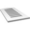 Ekena Millwork Arch Top Surface Mount PVC Gable Vent: Non-Functional, w/ 3-1/2"W x 1"P Standard Frame, 16"W x 28"H GVPAR16X2801SN - alternate 4